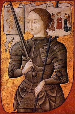 Жанна д'Арк. Миниатюра второй половины XV в.