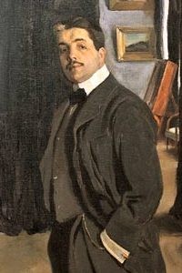 Леон Бакст. Портрет Сергея Дягилева (1906).