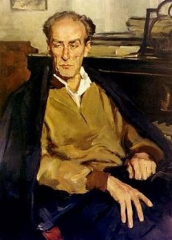 Русов Л. Портрет Е. А. Мравинского. 1957