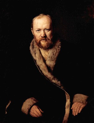 Василий Перов. Портрет А.Н. Островского (1877)