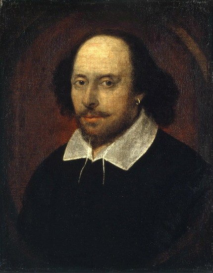 Так называемый «Чандосовский портрет» неизвестного, в котором традиционно видят Шекспира