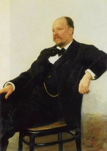 Анатолий Константинович Лядов. Портрет работы И. Репина (1902)