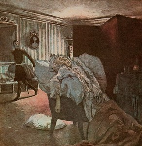 А. Н. Бенуа. Иллюстрация к «Пиковой Даме», 1910