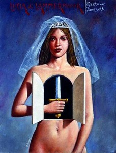 Опера Гаэтано Доницетти «Лючия ди Ламмермур». Постер Рафала Ольбиньского