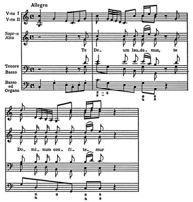В. А. Моцарт. Те Deum, К.-V.141
