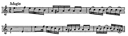 Й. Бенграф. Танец из сб. «Двенадцать венгерских танцев для клавичембало». 1790