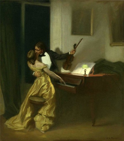 «Крейцерова соната». Художник — René François Xavier Prinet (1901)
