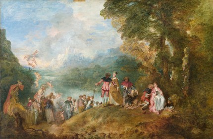 Антуан Ватто. «Отплытие на Цитеру», 1717