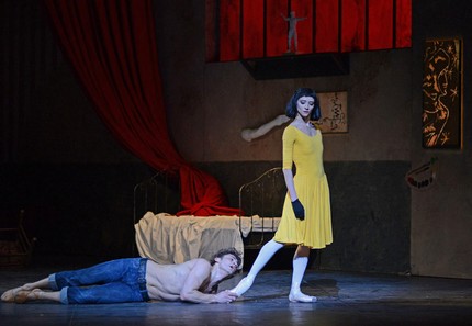 Ivan Vasiliev and Svetlana Lunkina in Le Jeune Homme et la Mort. © Dave Morgan