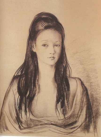 Валентина Михайловна Ганибалова. Портрет работы Рудольфа Хачатряна (1937—2007)