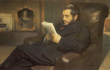 Л. С. Бакст. Портрет А. Н. Бенуа. 1898