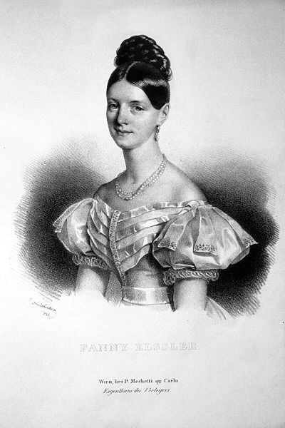 Фанни Эльслер в 1830 году