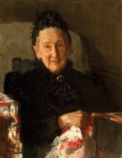 Портрет Людмилы Шестаковой кисти Ильи Репина, 1899 г.