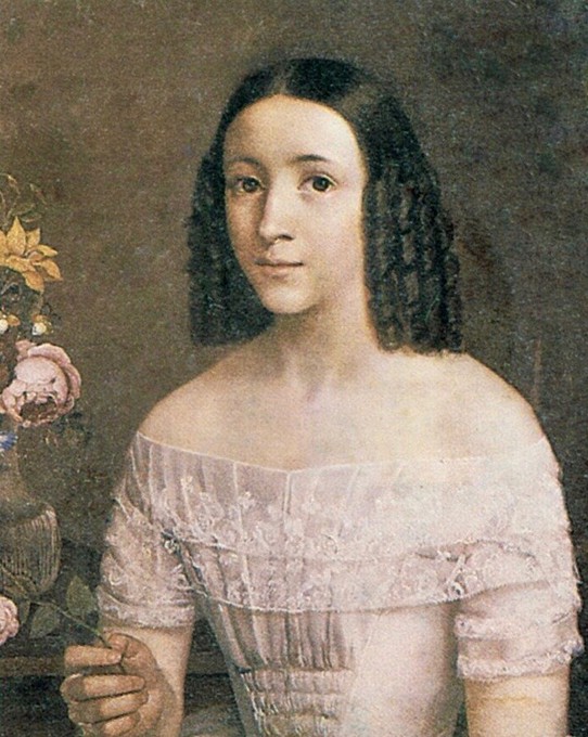 Е. А. Санковская. Художник Н. Федоров (первая половина XIX в.)