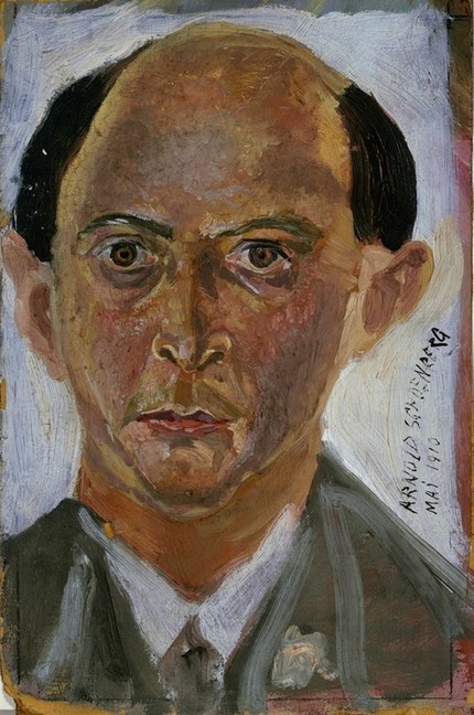 Арнольд Шёнберг, автопортрет, 1910 год