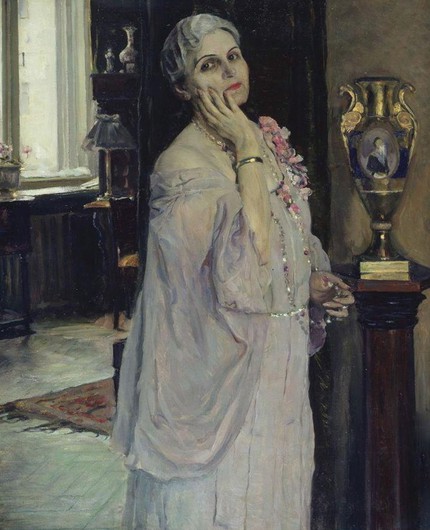 Михаил Нестеров. Портрет народной артистки Держинской (1937).