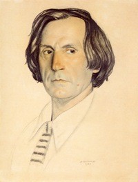 Портрет Ивана Ершова, рисунок Б. Кустодиева (Русский музей, Санкт-Петербург)
