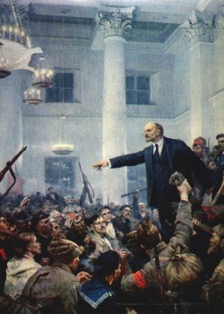 В. Серов. В.И.Ленин провозглашает Советскую власть. 1962