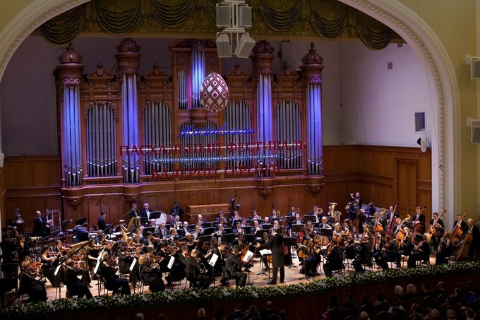 На открытии Московского Пасхального фестиваля