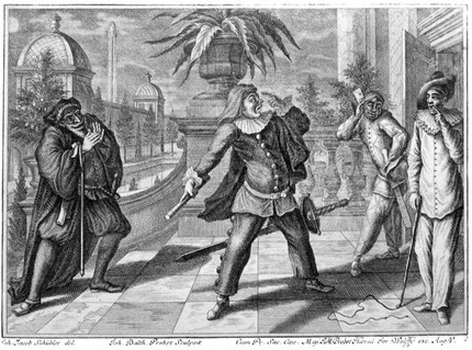 Итальянская комедия в Париже. XVII век