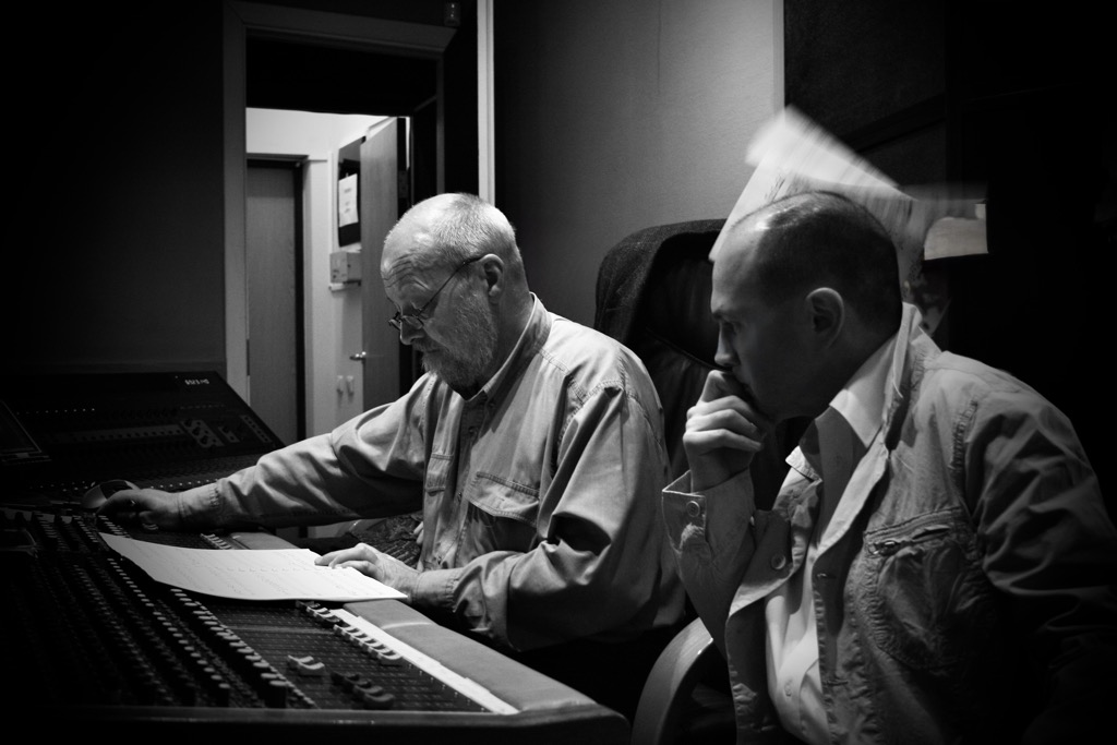 Звукорежиссер Вадим Иванов и Юрий Абдоков