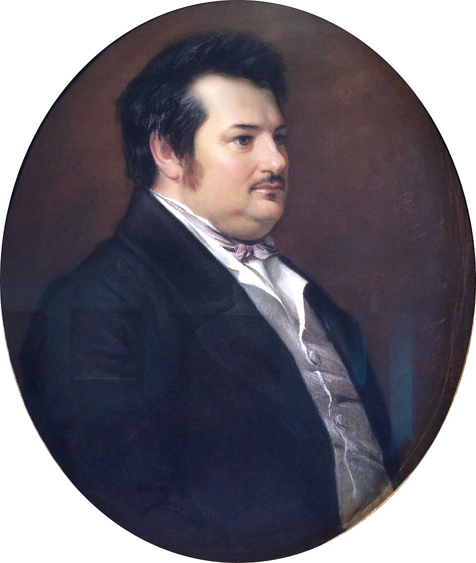Ж.-А. Жерар-Сеген. Портрет Оноре де Бальзака, 1842 г.