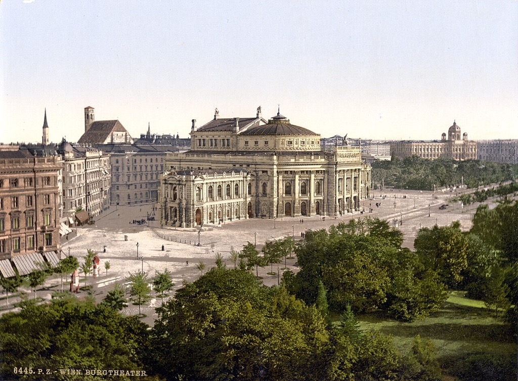 «Бургтеатр», около 1900 г.
