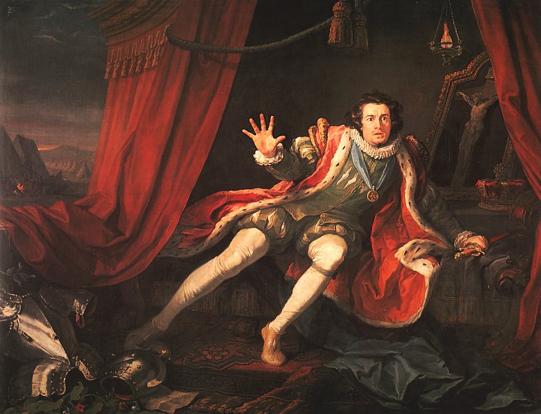 Уильям Хогарт. Дэвид Гаррик в роли Ричарда III (1745)