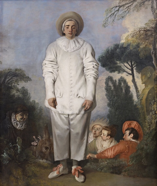 «Пьеро». Антуан Ватто, около 1718—1719 годов
