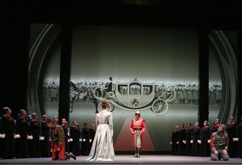 Сцене бургундского отеля. Консерватория Россини в Пезаро. Air Opera. Global a.i.r. Opera.