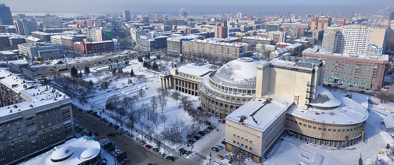 Фото Оперного Новосибирск