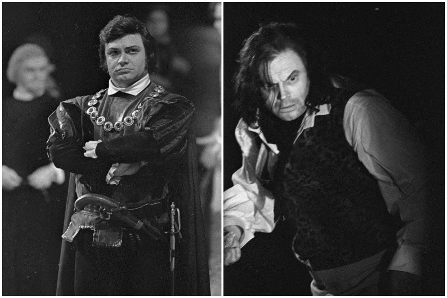 Слева: Константин Плужников — Сэр Эдгар Рейвенсвуд в опере «Лючия ди Ламмермур». Справа: Константин Плужников — Алексей в опере «Игрок»
© Архив Мариинского театра