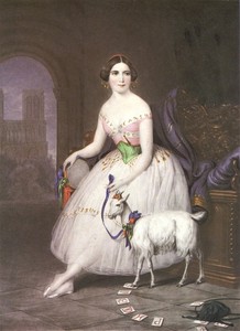 Фанни Эльслер в роли Эсмеральды, 1845