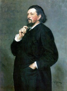 Портрет Митрофана Петровича Беляева работы Репина (1886)