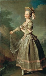Екатерина Нелидова в костюме Серпины на портрете работы Левицкого
