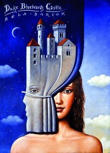 Опера Белы Бартока «Замок герцога Синяя Борода». Постер Рафала Ольбиньского