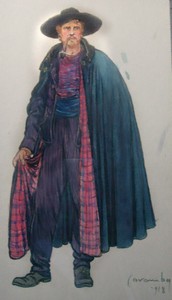 Эскиз костюма Микеле, 1918 год