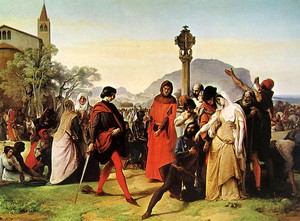 Франческо Хайес (Francesco Hayez). Сицилийская вечерня. 3 сцена