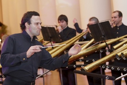 Российский роговой оркестр под управлением Сергея Поляничко