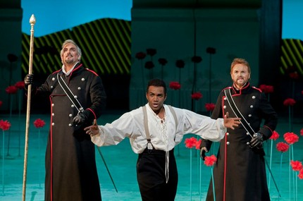 Лоуренс Браунли в опере «Армида». Фото: Ken Howard / Metropolitan Opera