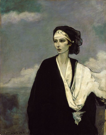 Ромейн Брукс. «Портрет Иды Рубинштейн», 1917