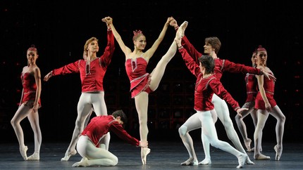 Сцена из балета «Рубины». Фото ИТАР-ТАСС