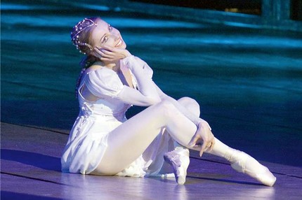 Людмила Кудрявцева в партии Джульетты в балете «Ромео и Джульетта»