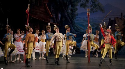 балет «Привал кавалерии» в Михайловском театре
