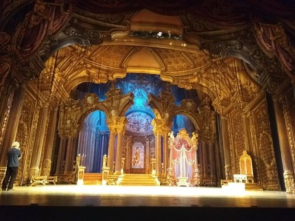 Светомонтировочная репетиция балета «Спящая красавица» в Одесском театре оперы и балета