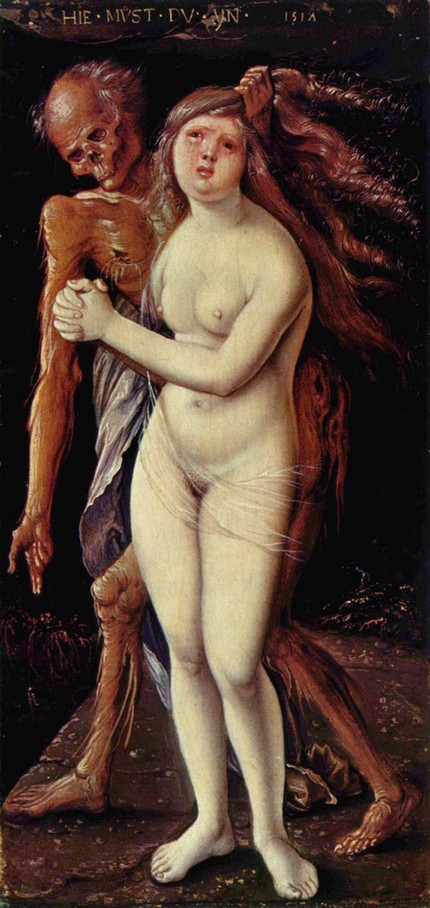 «Смерть и девушка», Ханс Бальдунг, 1517