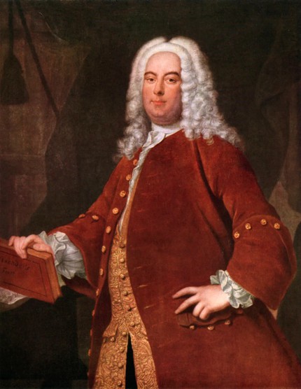 Георг Фридрих Гендель. Портрет 1736 г.