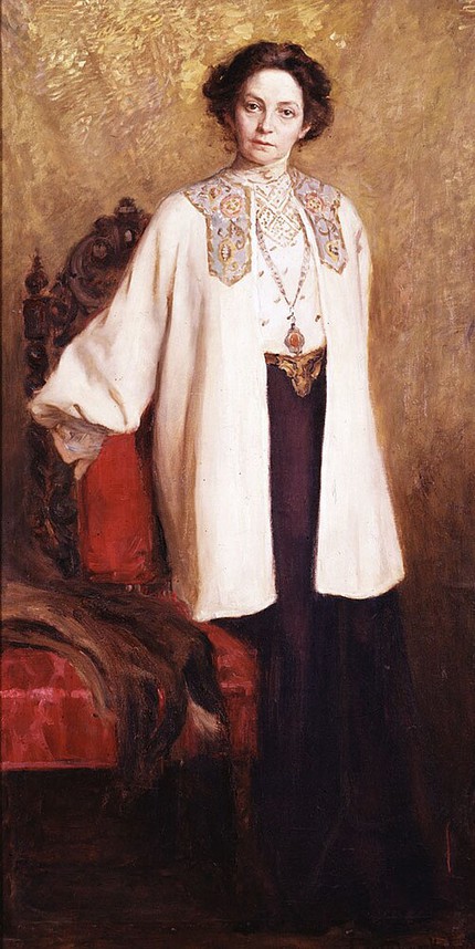 Е. Зарудная-Кавос. Портрет В. Ф. Комиссаржевской. 1906