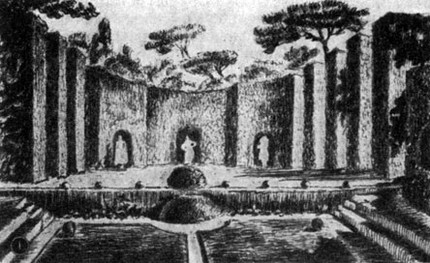 1) Вид сцены