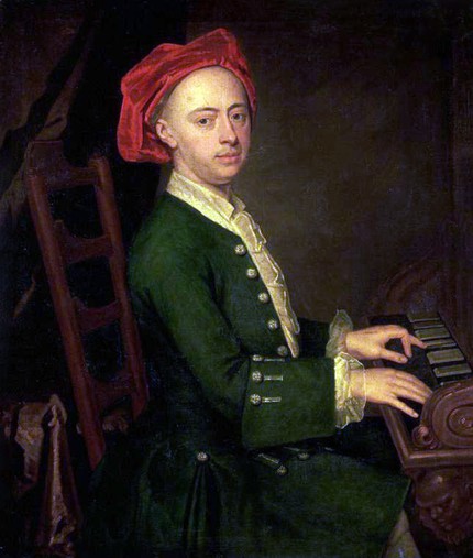 Георг Фридрих Гендель. Портрет 1720 г.